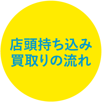 店頭持ち込み買取りの流れ